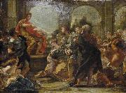 Giovanni Battista Gaulli Called Baccicio Continence of Scipio oil painting on canvas